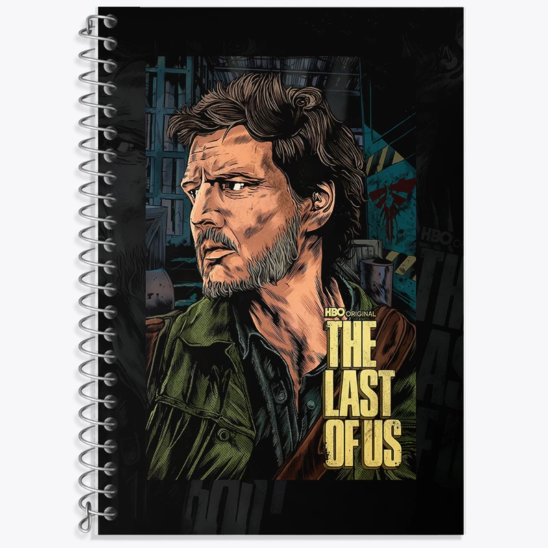 دفتر زبان دوخط 50 برگ خندالو طرح لست آف آس (The Last Of Us) کد F13581