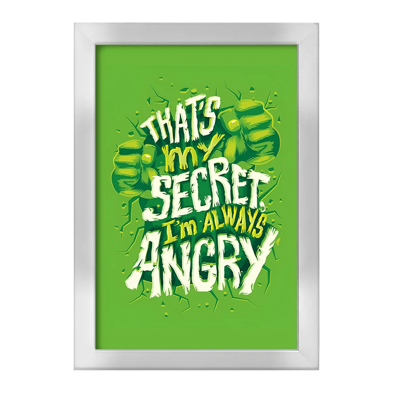 تابلو خندالو طرح هالک کد F3961