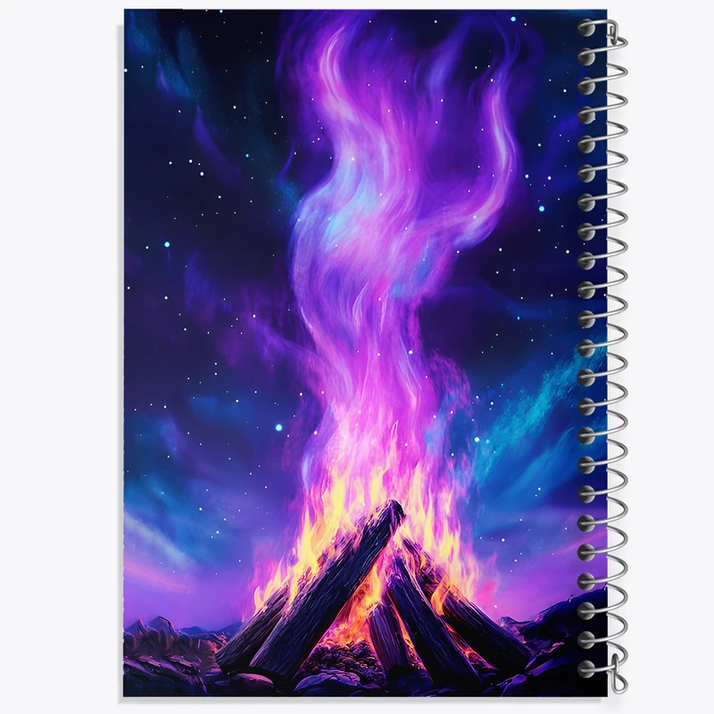 دفتر مشق 100 برگ خندالو طرح آتش کد F12741