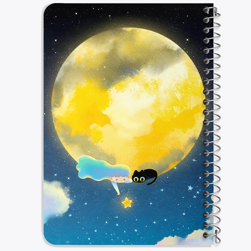 دفتر یادداشت 50 برگ خندالو طرح دخترانه کد F9333