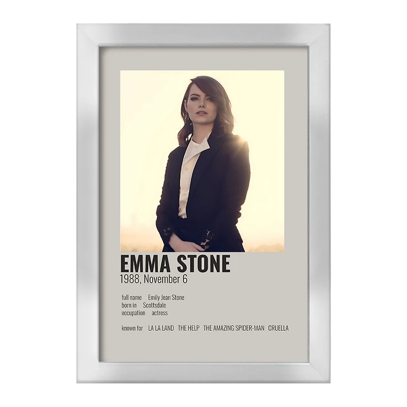تابلو خندالو طرح اما استون (Emma Stone) کد F13143
