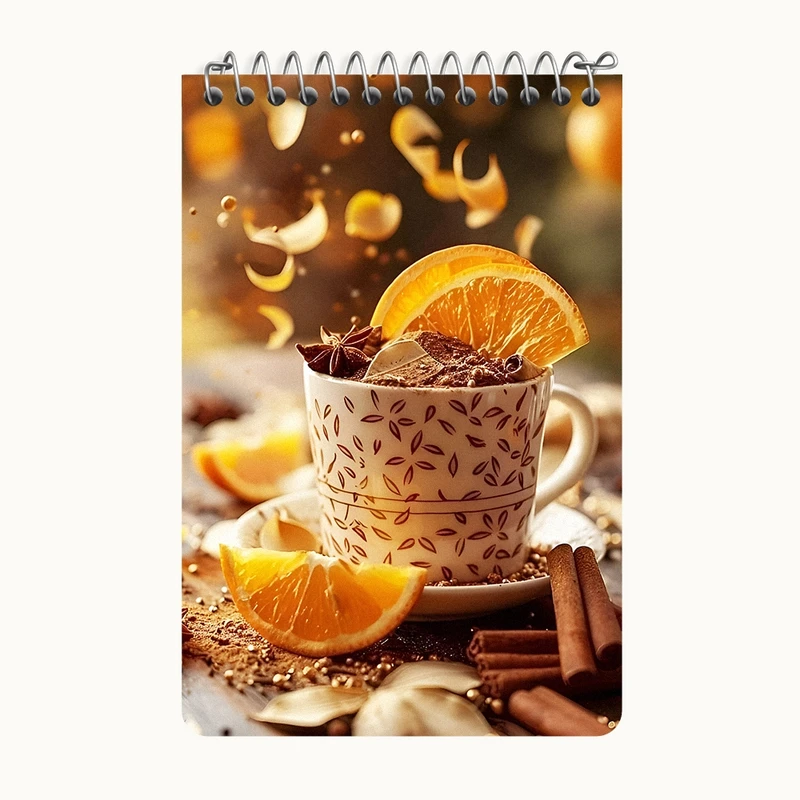 دفتر یادداشت 50 برگ خندالو طرح فنجون قهوه  کد F10413