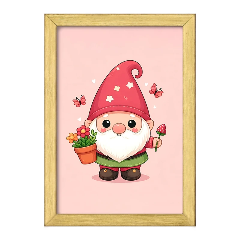 تابلو خندالو طرح کوتوله ی بانمک کد F8357