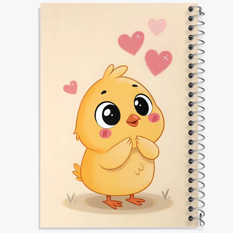 دفتر لیست خرید 50 برگ خندالو طرح جوجه بامزه کد N7091