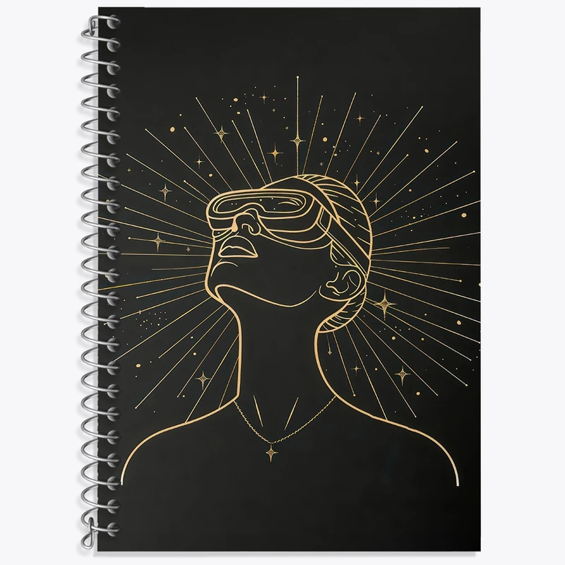 دفتر لغت 50 برگ خندالو طرح دخترانه مینیمال کد F3095