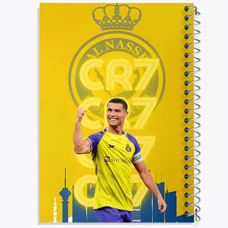 دفتر مشق 50 برگ خندالو طرح کریستیانو رونالدو کد F14262