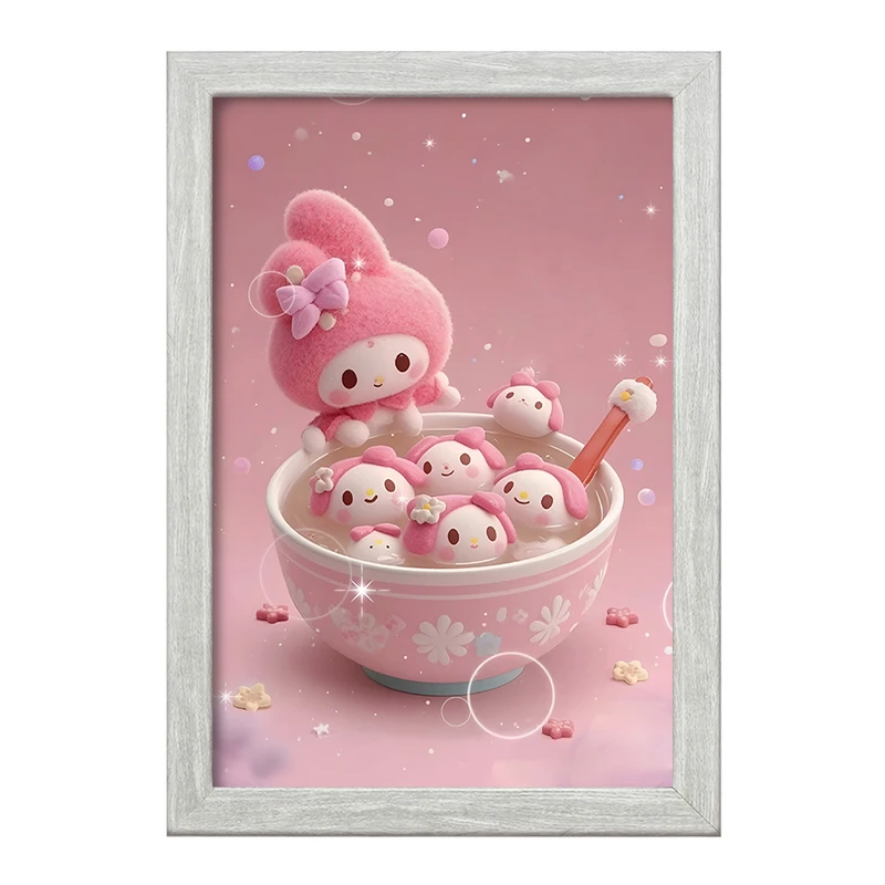 تابلو خندالو طرح کرومی (Kuromi) کد F10297