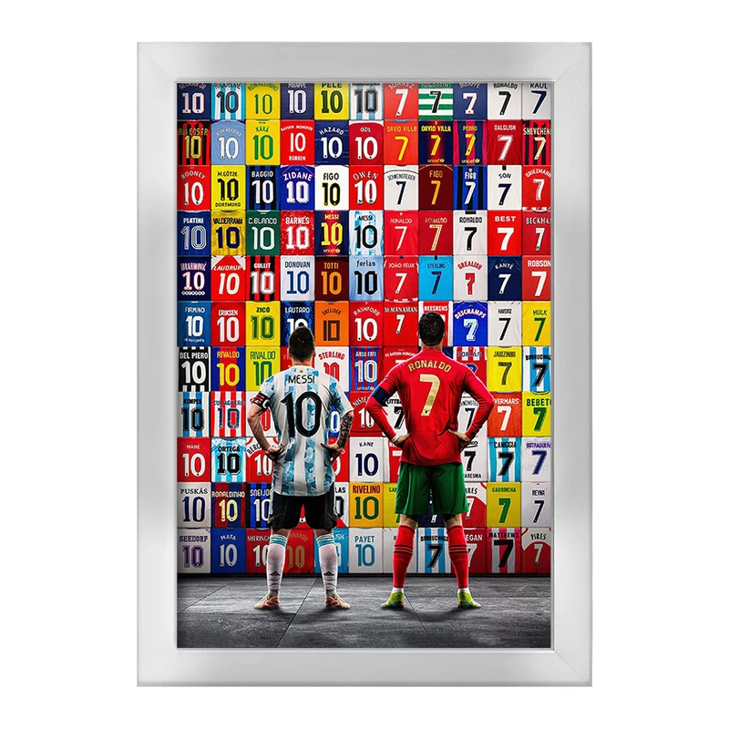 تابلو خندالو طرح مسی و رونالدو کد F1610