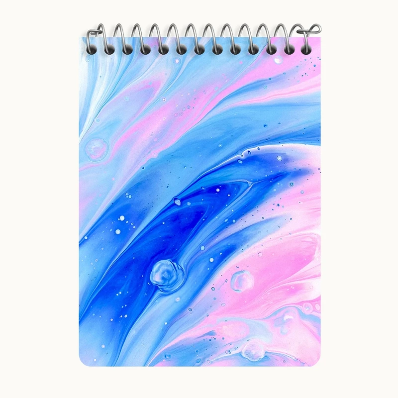 دفتر یادداشت 50 برگ خندالو طرح بافت رنگی کد N5422