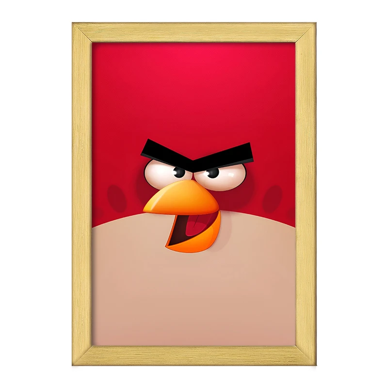 تابلو خندالو طرح پرندگان خشمگین (Angry Birds) کد F3306