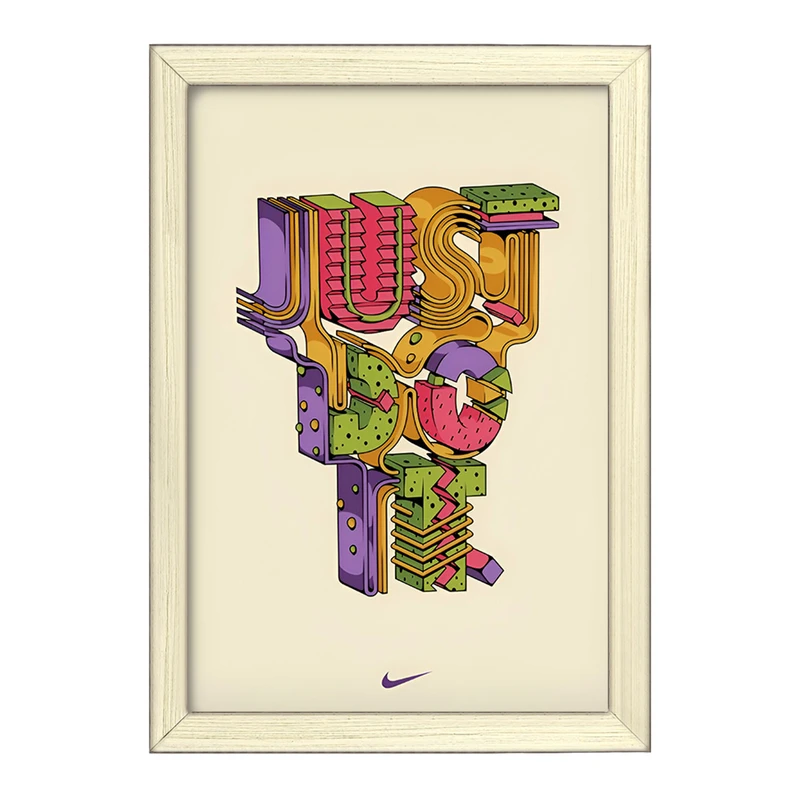 تابلو خندالو طرح Just Do It کد F9729