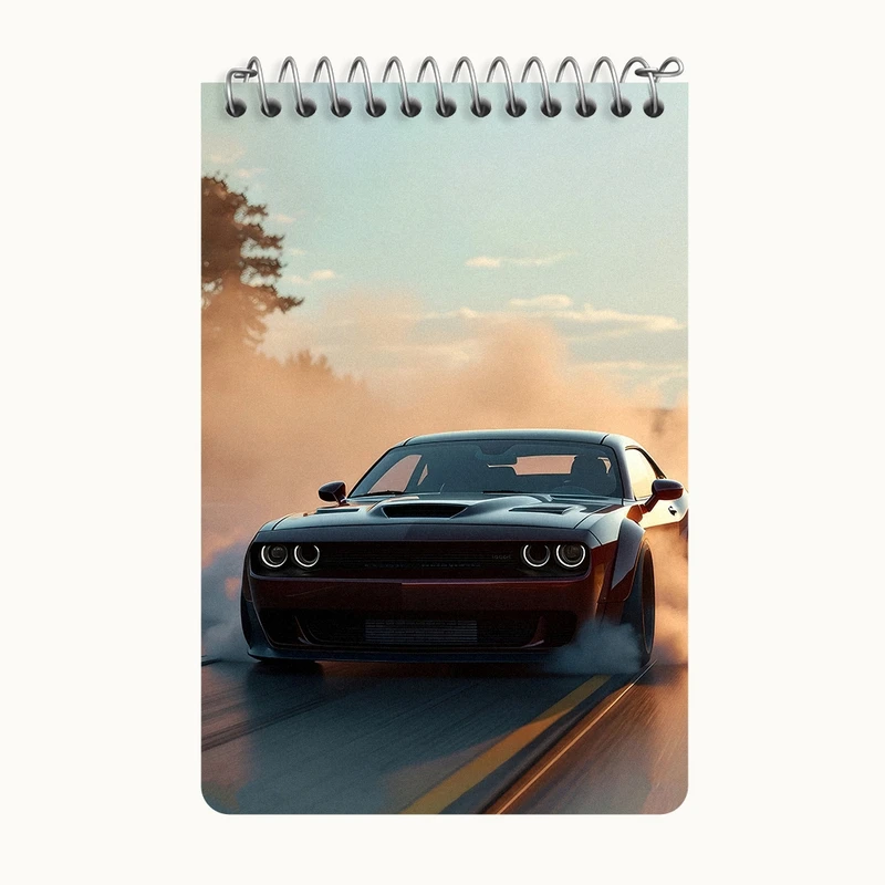 دفتر یادداشت 50 برگ خندالو طرح ماشین اسپرت کد F5205