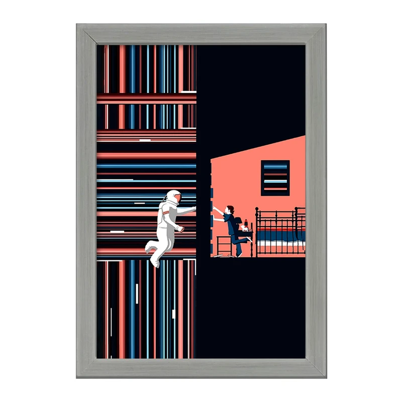 تابلو خندالو طرح میان ستاره ای (Interstellar) کد F10486