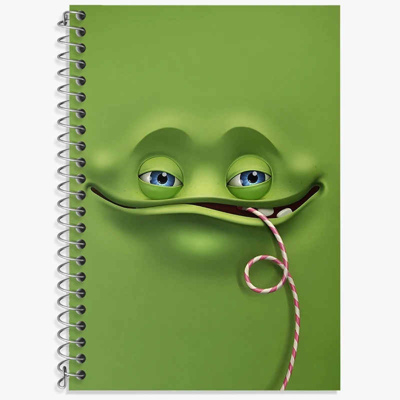 دفتر لغت 50 برگ خندالو طرح ایموجی بامزه کد F3313