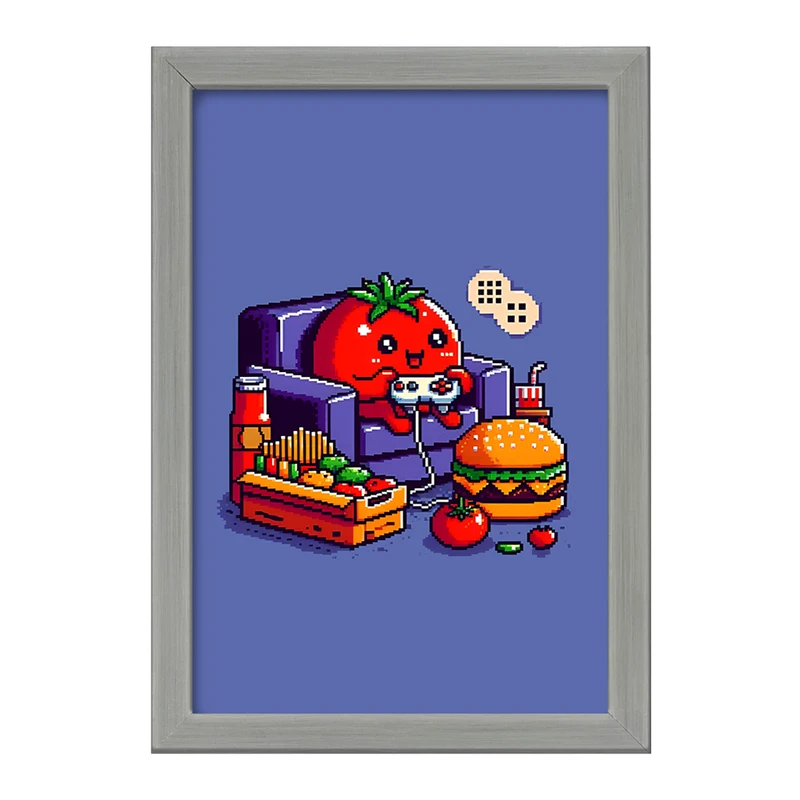 تابلو خندالو طرح فست فود کد F4211