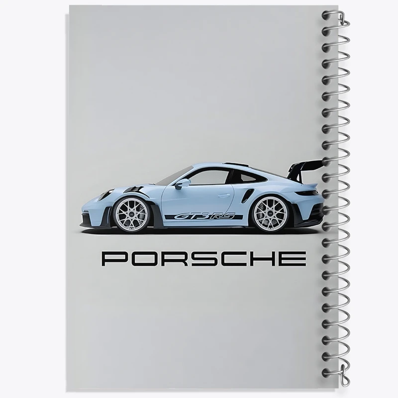 دفتر ژورنال نویسی 50 برگ خندالو مدل نقطه ای طرح ماشین پورشه کد F10380