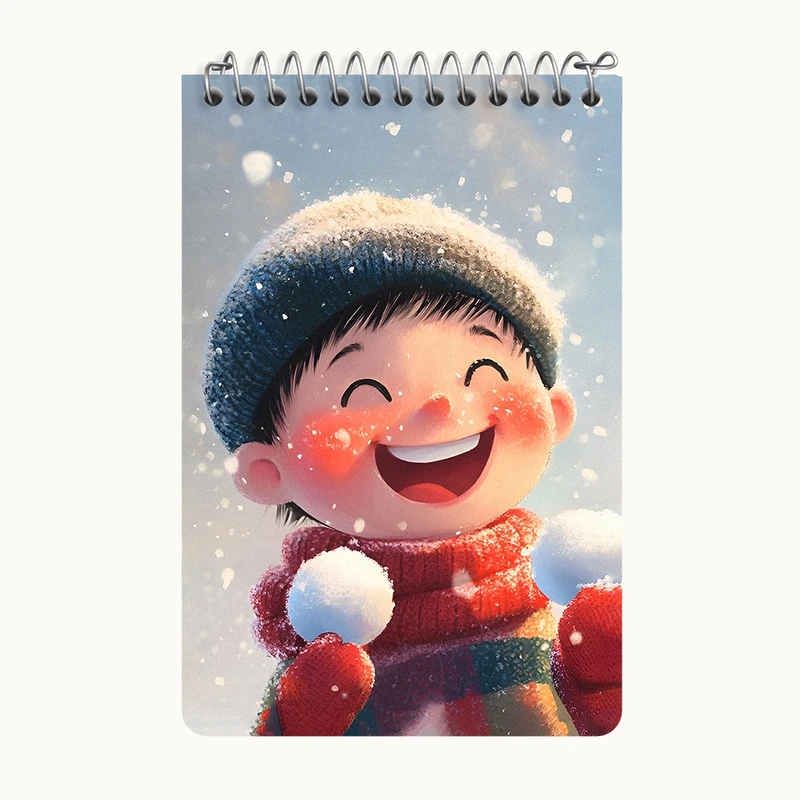 دفتر یادداشت 50 برگ خندالو طرح پسر بچه شاد کد F12829