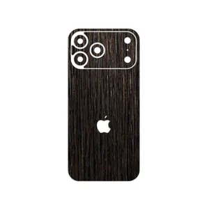 MAHOOT Dark-Gold-Stripes-Wood Cover Sticker for Apple iPhone 17 Pro Max