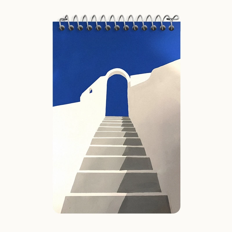 دفتر یادداشت 50 برگ خندالو طرح مینیمال کد F7482