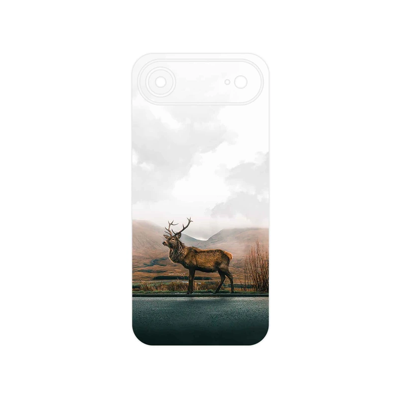 برچسب پوششی ماهوت مدل Horned_Deer مناسب برای گوشی موبایل اپل iPhone 17 Air