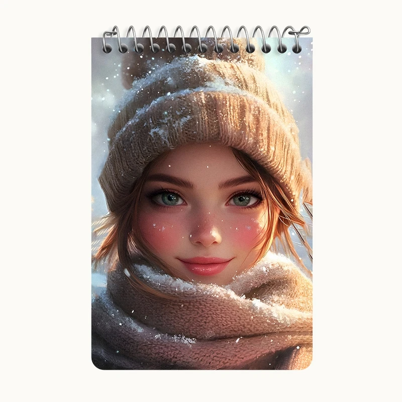 دفتر یادداشت 50 برگ خندالو طرح دخترانه کد F9872