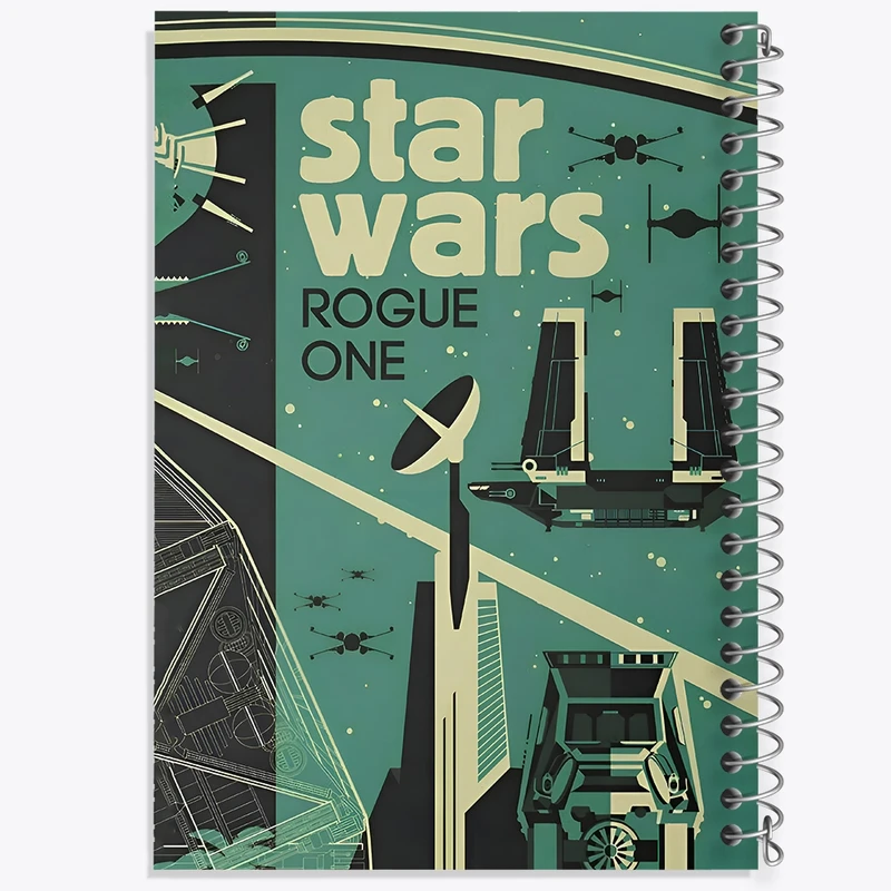 دفتر طراحی 50 برگ خندالو طرح جنگ ستارگان (Star Wars) کد F10502