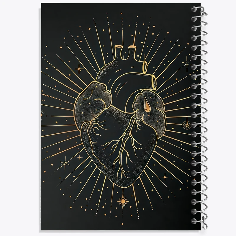 دفتر ژورنال نویسی 50 برگ خندالو مدل نقطه ای طرح قلب مینیمال کد F3087