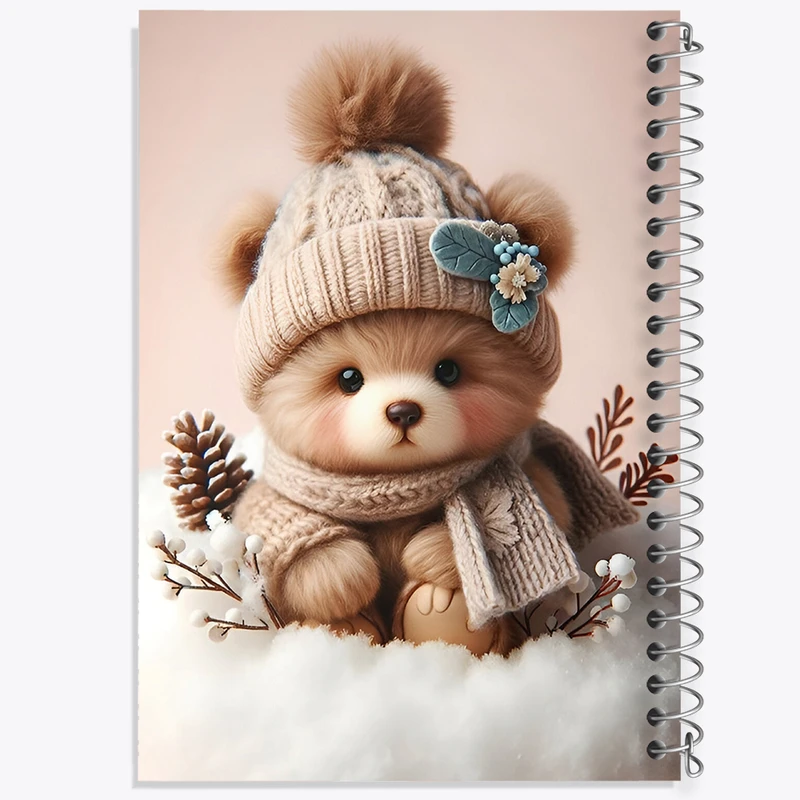 دفتر نقاشی 50 برگ خندالو طرح خرس بامزه کد F10072