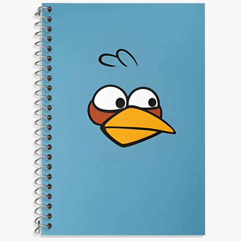 دفتر لغت 50 برگ خندالو طرح پرندگان خشمگین کد F3305