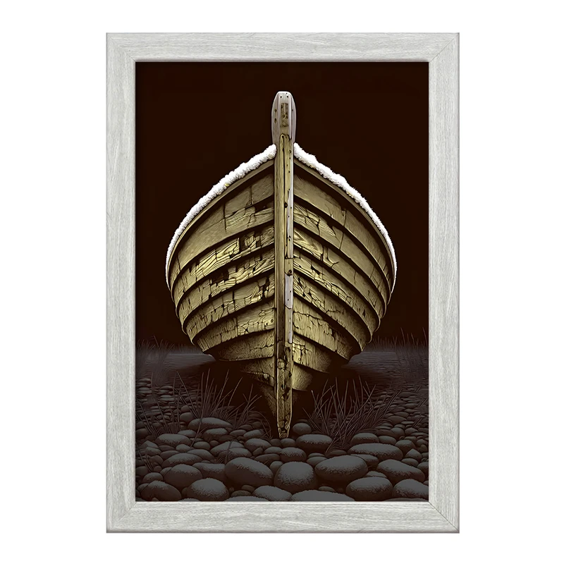 تابلو خندالو طرح قایق کد F11442