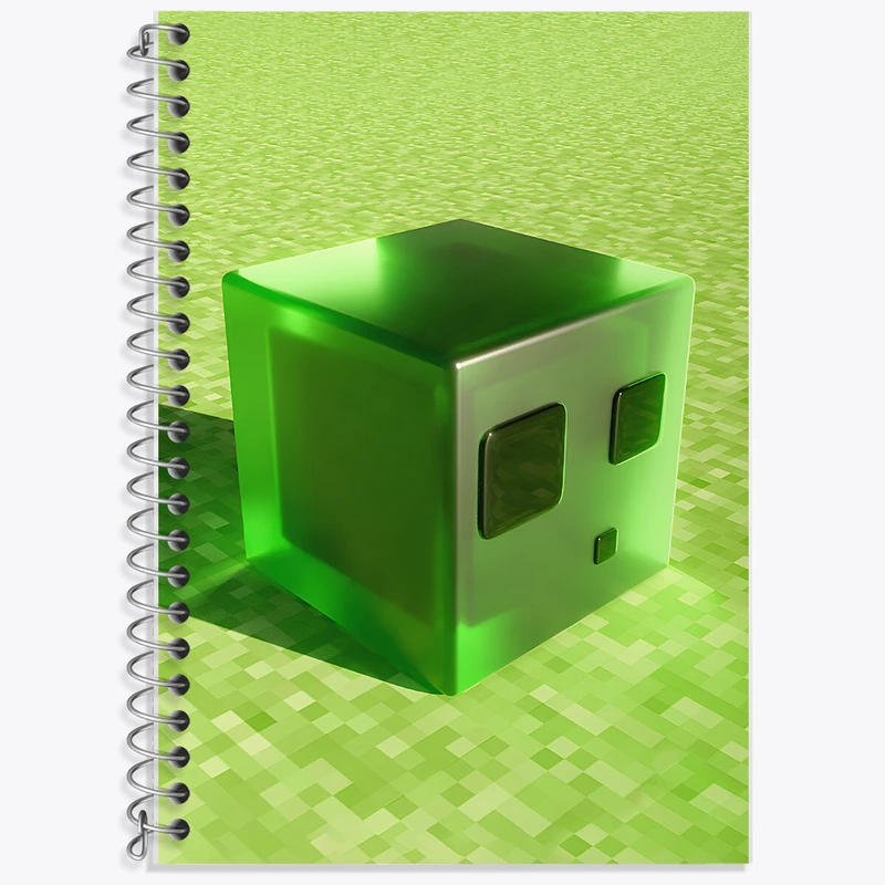 دفتر نت موسیقی 50 برگ خندالو طرح ماینکرافت (Minecraft) کد F14088