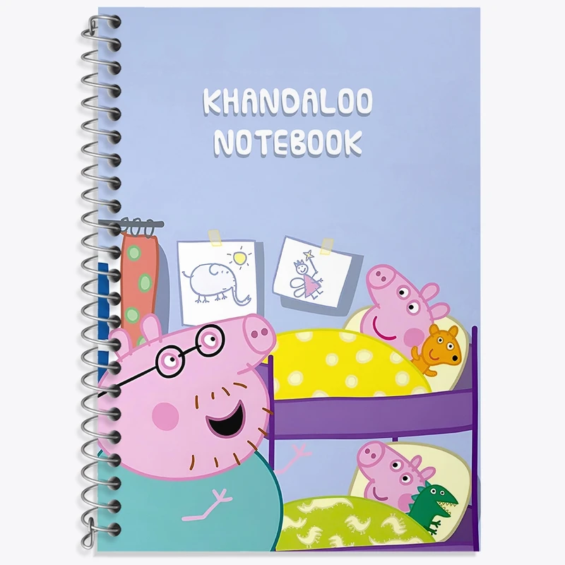 دفتر لغت 50 برگ خندالو طرح انیمیشن پپا پیگ (Peppa Pig) کد N9241