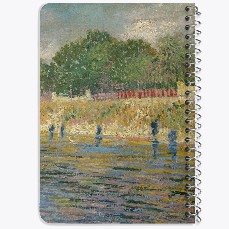 دفتر یادداشت 50 برگ خندالو طرح بانک سن ونسان ونگوگ (Van Gogh) کد 36803