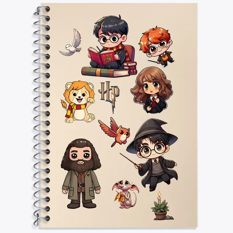 دفتر نت موسیقی 50 برگ خندالو طرح هری پاتر (Harry Potter) کد F11988