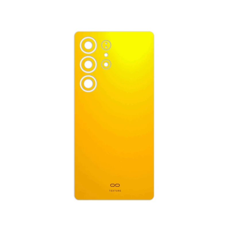 برچسب پوششی ماهوت مدل Matte-Deep-Mustard مناسب برای گوشی موبایل سامسونگ Galaxy S25 Ultra
