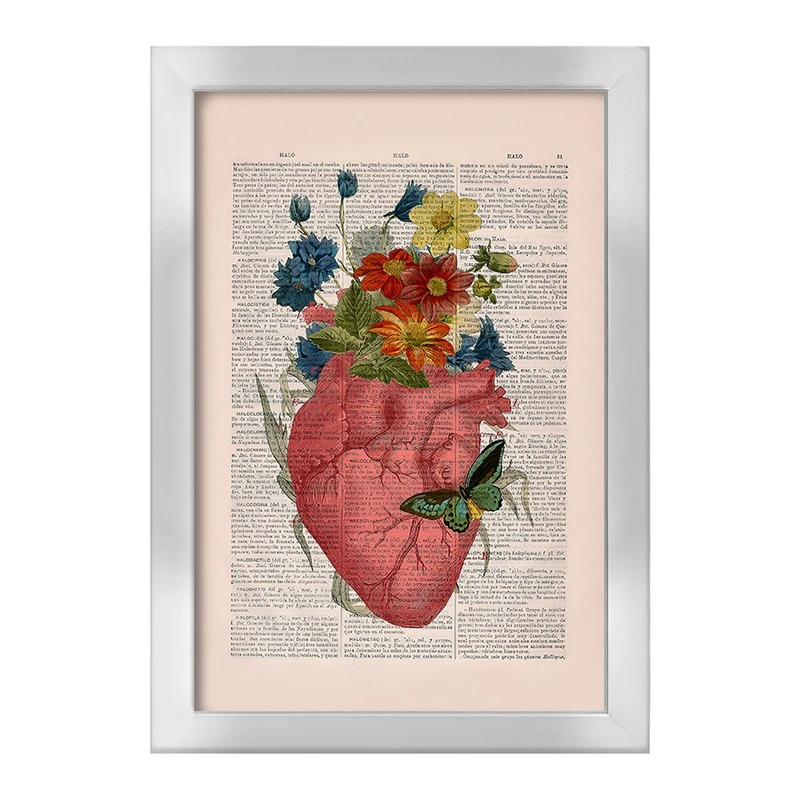 تابلو خندالو طرح قلب (Heart) کد F14043