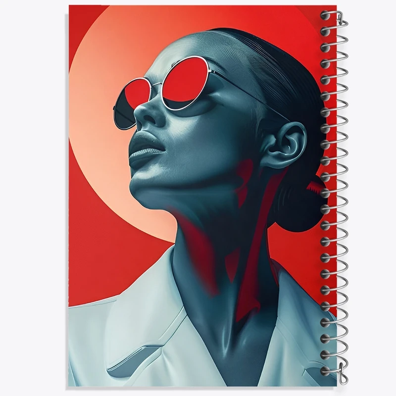 دفتر شطرنجی 50 برگ خندالو طرح دخترانه کد F10828