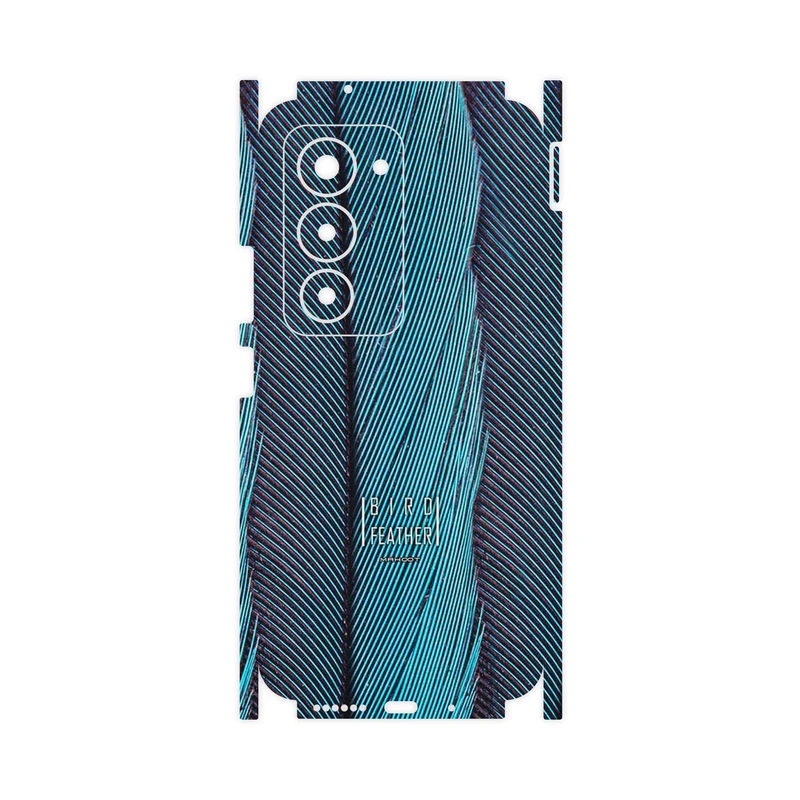 برچسب پوششی ماهوت مدل Turquoise feathers-FullSkin مناسب برای گوشی موبایل شیائومی Redmi 15 4G