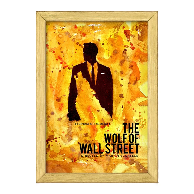 تابلو خندالو طرح گرگ وال استریت (The Wolf of Wall Street) کد F11369