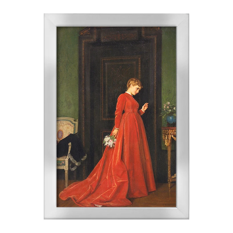 تابلو خندالو طرح نقاشی ضربه ملایم اثر آگوست تولموش کد F12288