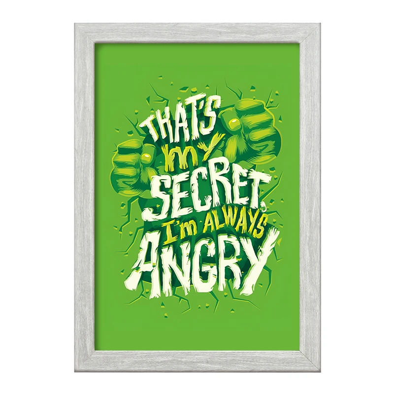 تابلو خندالو طرح هالک کد F3961