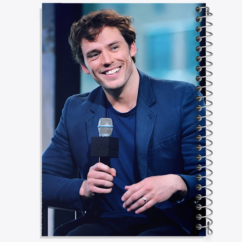دفتر شطرنجی 50 برگ خندالو طرح سم کلفلین (Sam Claflin) کد F10248