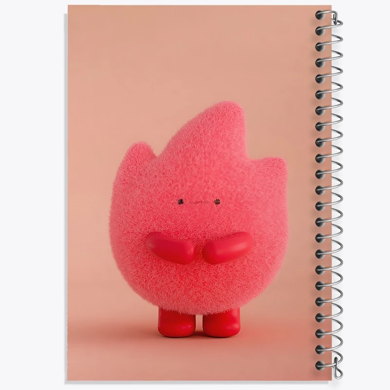 دفتر طراحی 50 برگ خندالو طرح هیولای بامزه کد F3343