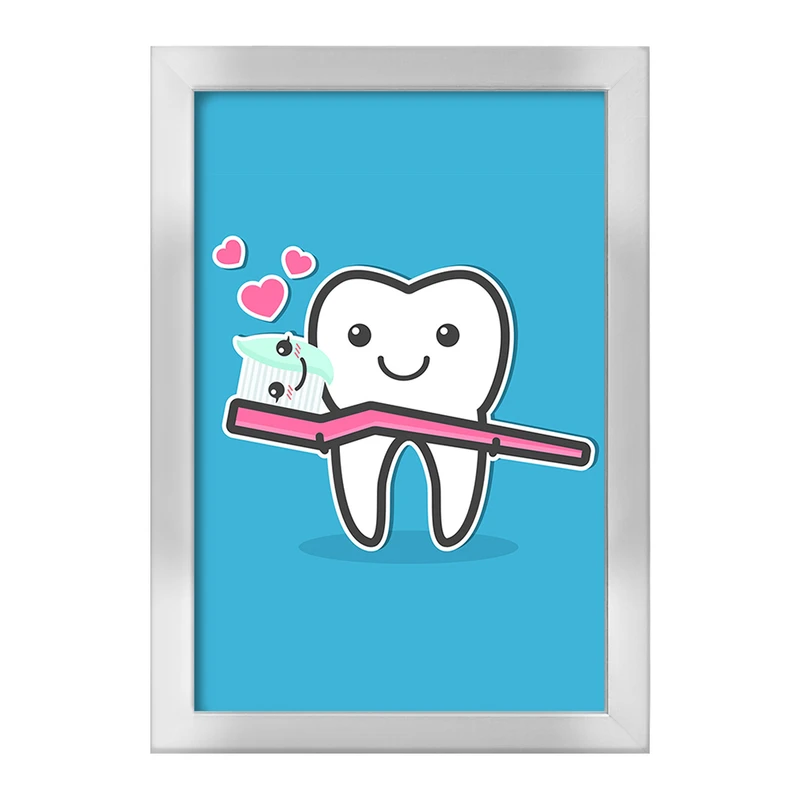 تابلو خندالو طرح دندان و دندانپزشکی کودکانه کد 27747