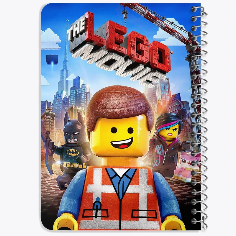 دفتر یادداشت 50 برگ خندالو طرح انیمیشن لگو LEGO  کد 3763