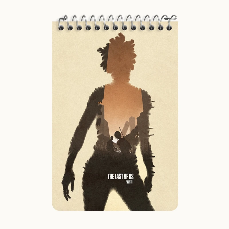دفتر یادداشت 50 برگ خندالو طرح لست آف آس (The Last Of Us) کد F13597