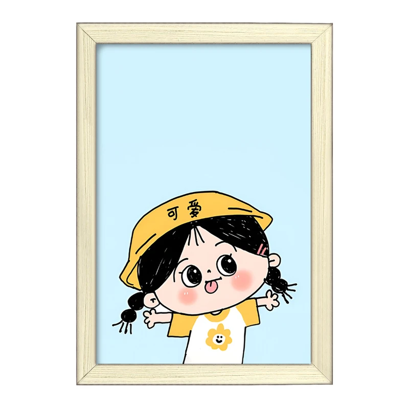 تابلو خندالو طرح دخترانه کیوت کد F5820