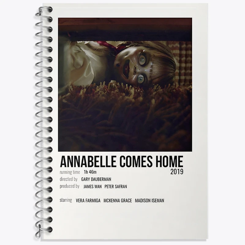 دفتر لغت 50 برگ خندالو طرح آنابل (Annabelle) کد F13028