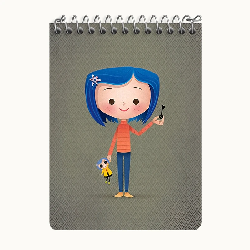 دفتر یادداشت 50 برگ خندالو طرح کورالین (Coraline) کد N6369