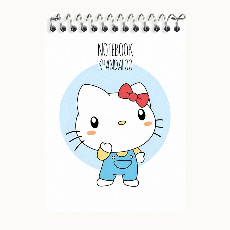 دفتر یادداشت 50 برگ خندالو طرح هلو کیتی (Hello Kitty) کد N7824